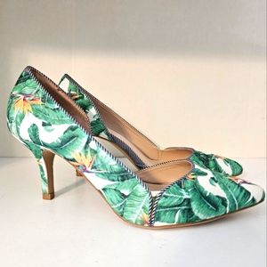 Katie & Kelly Tropical Heels Size 6